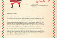 Top Christmas Letter Templates Free Printable