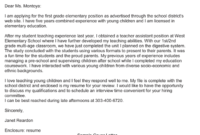 Top Elementary Education Cover Letter Template