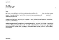 Top Late Payment Letter Template