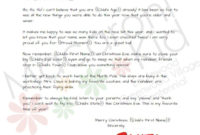 Top Letter From Santa Claus Template