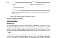 Top Simple Property Management Agreement Template