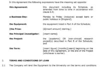 Top Small Business Loan Agreement Template
