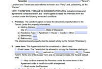 Top Wisconsin Lease Agreement Template