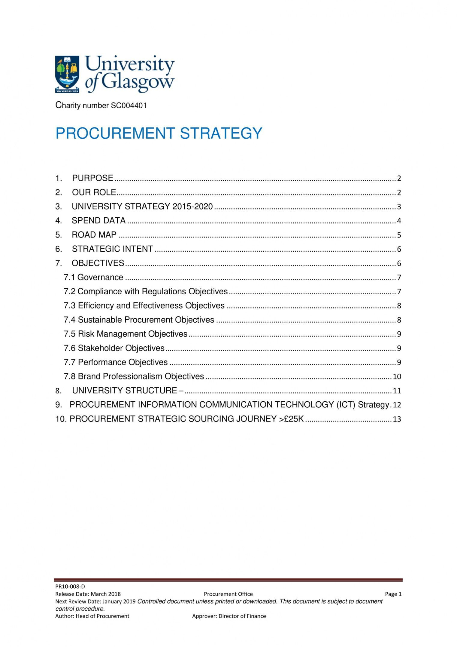 Amazing Procurement Management Plan Template