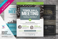 Amazing Town Hall Meeting Agenda Template