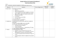 Awesome Scope Management Plan Template For Staff Recruitment