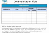 Fantastic Communication Plan For Change Management Template