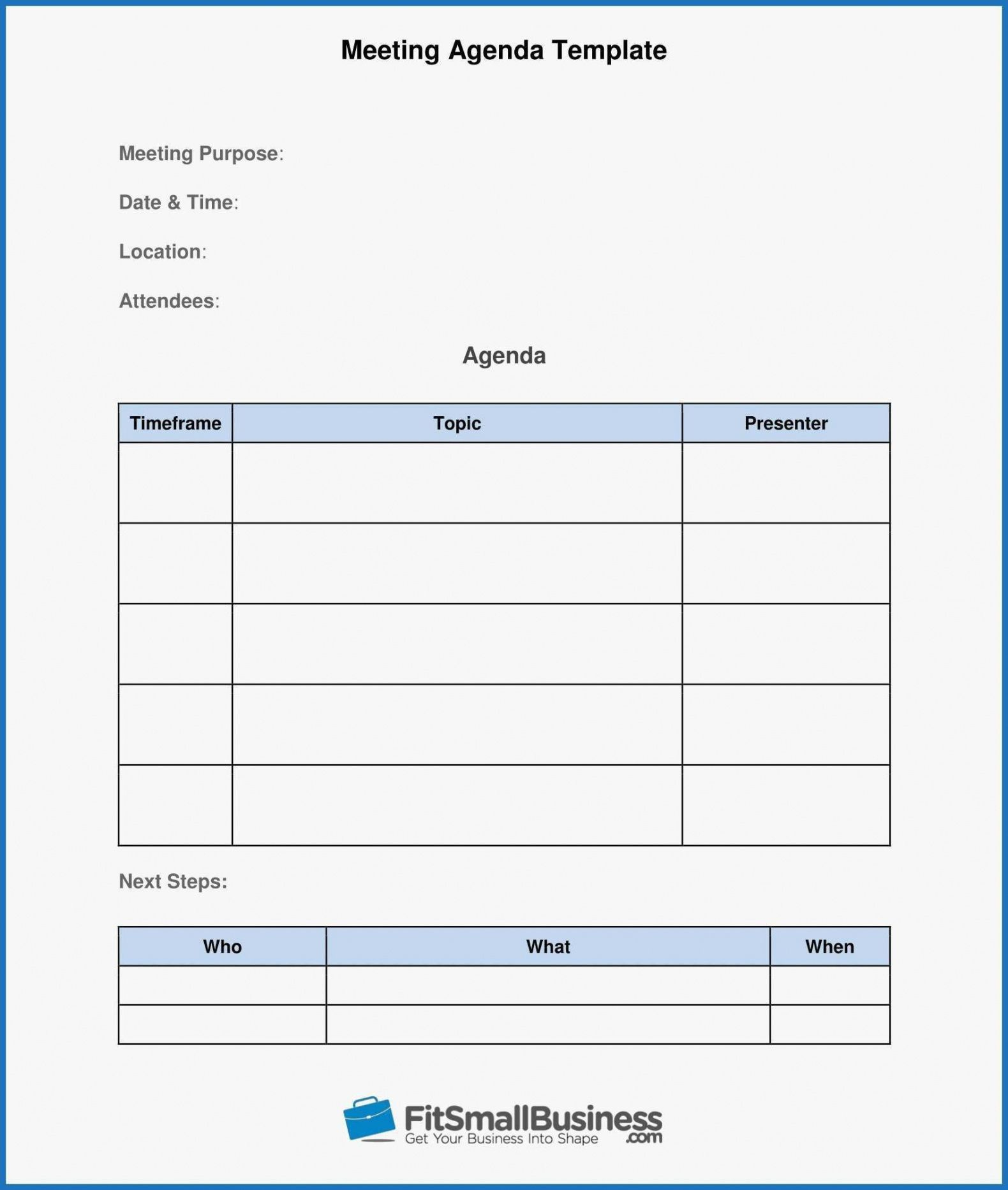 Fascinating One On One Meeting Agenda Template Free