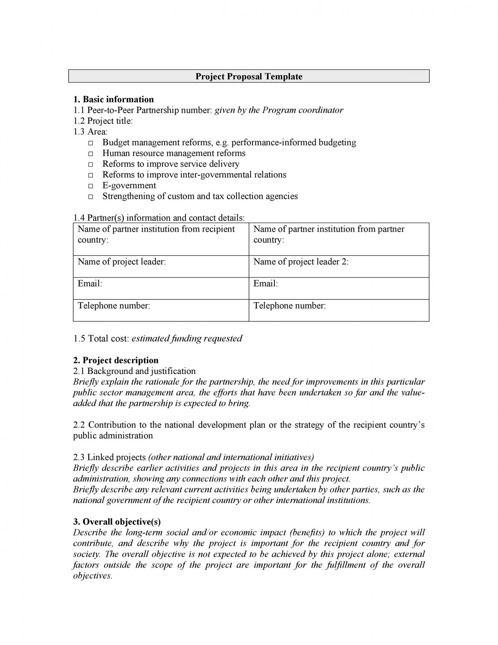 Free Property Management Proposal Template