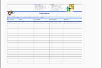 Free Vacation Itinerary Planner Template