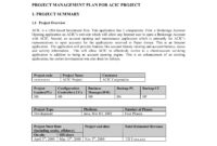 New It Program Management Plan Template