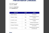 New Performance Management Document Template