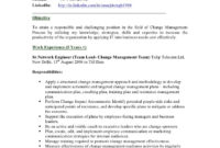 Professional Change Management Communication Template