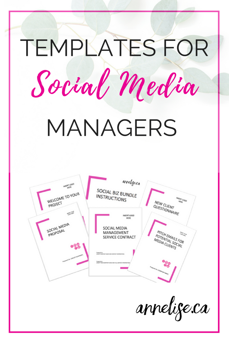 Professional Social Media Management Contract Template