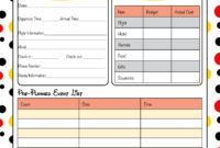 Simple Fun Travel Itinerary Template