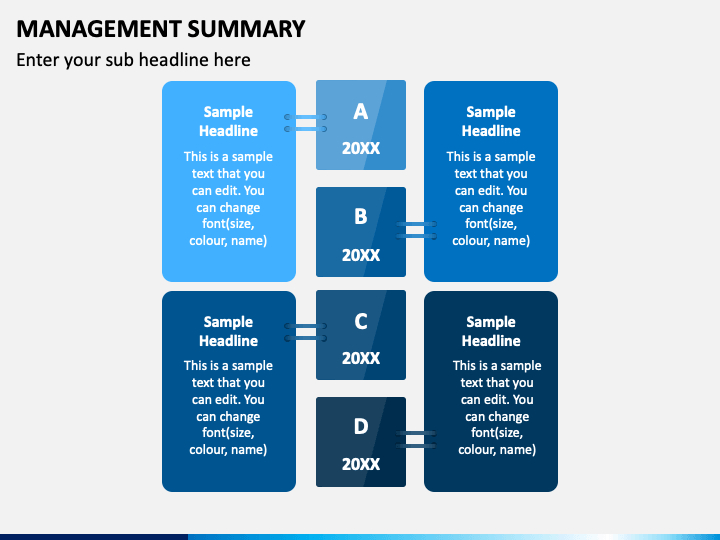 Simple Management Review Presentation Template