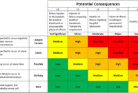 Simple Project Management Risk Assessment Template