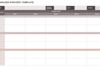 Simple Project Management Stakeholder Register Template