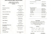Stunning Cub Scout Pack Meeting Agenda Template