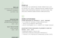 Stunning Management Position Resume Template