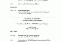 Top Safety Committee Agenda Template