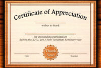Amazing Blank Award Certificate Templates Word