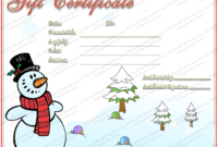 Amazing Free Christmas Gift Certificate Templates
