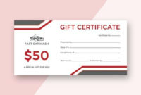 Amazing Indesign Gift Certificate Template