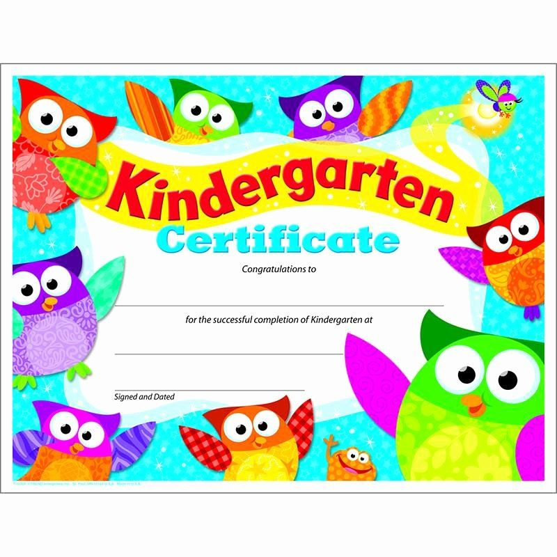 Amazing Kindergarten Certificate Of Completion Free