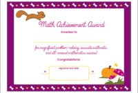 Amazing Science Achievement Certificate Templates