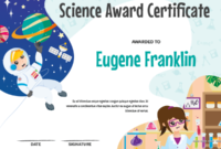 Amazing Science Fair Certificate Templates