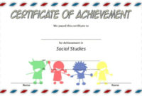 Amazing Social Studies Certificate