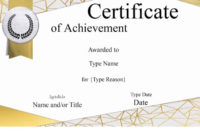 Amazing Swimming Achievement Certificate Free Printable
