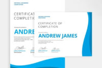 Amazing Swimming Certificate Templates Free