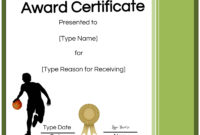 Amazing Track And Field Certificate Templates Free