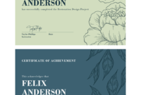 Awesome Academic Achievement Certificate Template