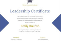 Awesome Academic Award Certificate Template