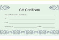 Awesome Birthday Gift Certificate Template Free 7 Ideas