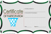 Awesome Download 7 Basketball Mvp Certificate Editable Templates