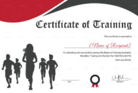 Awesome Editable Running Certificate