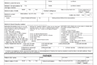 Awesome Fillable Birth Certificate Template
