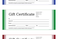 Awesome Fishing Gift Certificate Editable Templates