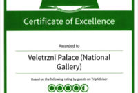 Awesome Free Certificate Of Excellence Template