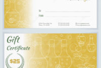 Awesome Massage Gift Certificate Template Free Download
