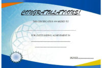 Awesome Netball Achievement Certificate Template