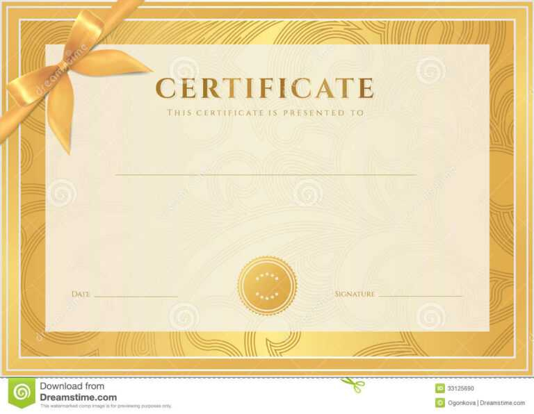 Best Certificate Scroll Template