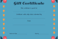 Best Christmas Gift Certificate Template Free