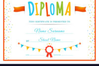 Best Daycare Diploma Template Free