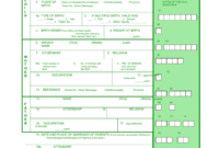 Best Fillable Birth Certificate Template