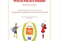 Best Guinness World Record Certificate Template
